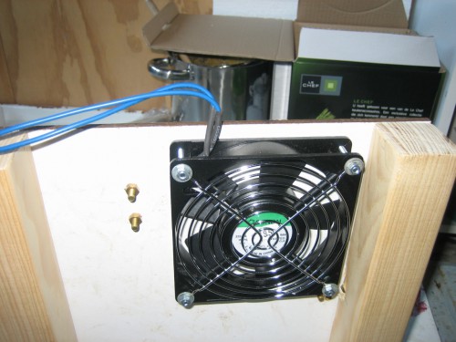 ventilator aan de onderkant