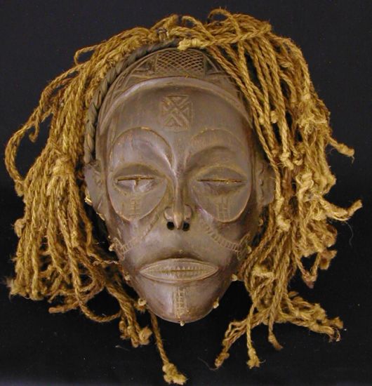 Masque Tchokwe dus masker van de Tchokwe-stam