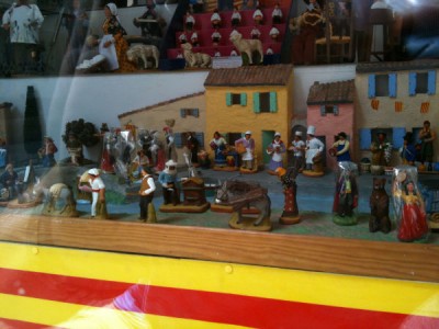 Imkerbeeldje in kerstgroep